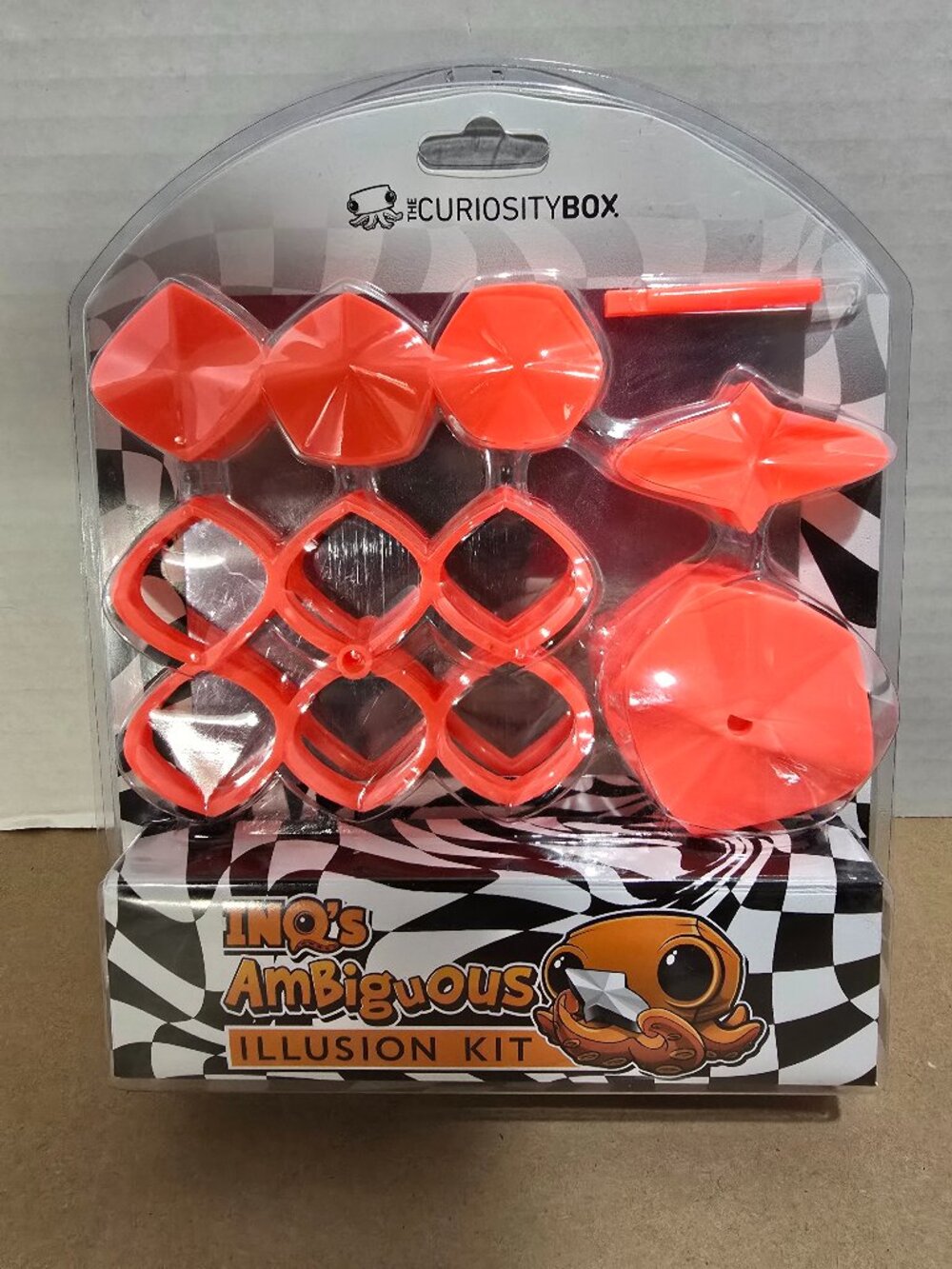 INQ's Ambiguous Illusion Kit from The Curiosity Box Bright Orange NEW/SEALED